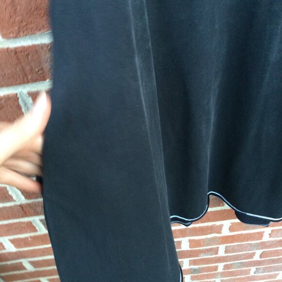 Distressed Star Logo Dress Womens Large Black Sleeveless Pockets Athleisure - Picture 3 of 8